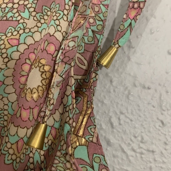 Aiala Boutique NWT Wide Leg Mandela Print Boho Spaghetti Straps Jumpsuit Onesize - Picture 3 of 12